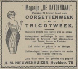 Katoenbaal 3 Nieuwe Apeldoornsche Courant 21-01-1911